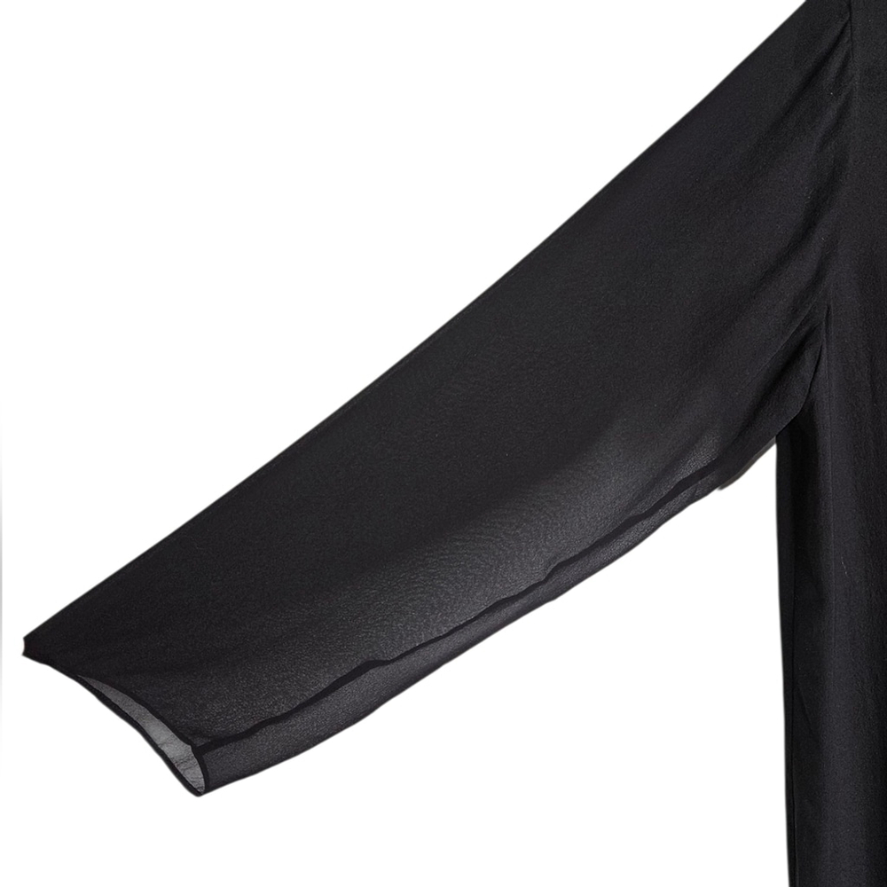 Eileen Fisher Sheer 100% Silk Georgette Jacket – Oversized Petite Small, NWOT - Picture 8 of 11
